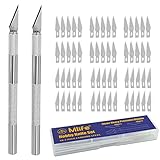 Mlife Precision Carving Craft Messer Set 60 Ersatzklingen Skalpell Schnitzmesser für DIY Art Work...