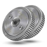 VIBRATITE 2 Stück M14 Schnellspannmutter, Spannmutter für alle Winkelschleifer von AEG, Black &...