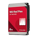 WD Red Plus WD60EFPX - Internal Hard Drive - NAS - 6 TB - intern - 3.5' - SATA 6Gbs - 5400 tpm...