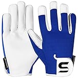 SAWANS Leder-Gartenhandschuhe für Damen und Herren, dornensichere Gartenhandschuhe für Damen und...