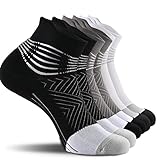 IRAMY Kompressionsstrümpfe Damen Herren Knöchelstütze Laufsocken Kompressionssocken Coolmax...