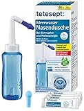 tetesept Meerwasser Nasendusche bei Schnupfen und Pollenallergie – Zur Nasenspülung mit zwei...