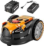 LawnMaster VBRM16 OcuMow™ Mähroboter für geeignet für bis zu 100 qm-Selbstfahrender Rasenmäher...