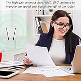 WLAN-Antenne – 18dBi RP-SMA Stecker Antenne | 4G/2,4GHz SMA Stecker Antenne für Huawei Router...