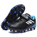 Mitudidi Fussballschuhe Kinder Jungen Fußballschuhe Unisex Low Top Fussball Schuhe Junge Outdoor...