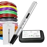 Kreativkids Premium 3D Stift mit OLED Display | für Kinder und Erwachsene. 3D Stifte + 10 Farben...