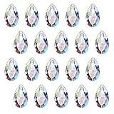 20 Stück Diamantform Kristalle zum Aufhängen – Sonnenfänger Kristall, Prisma, Suncatcher...