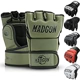 MADGON MMA Handschuhe Pro - Boxhandschuhe für Boxen, Training, Sandsack, Sparring, Free Fight,...