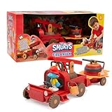 Giochi Preziosi Die Schlümpfe, Feuerwehrtruck-Spielset mit realistischen Funktionen und Zubehör,...
