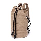 LOSMILE Rucksäcke Damen Herren Daypacks Seesack Leinwand Rucksack Canvas Reisetaschen...