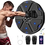 Lvelfe Music Boxing Machine, LED Elektronische Musik Boxing Machine mit Boxhandschuhen, 9...