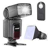 Neewer TT560 Speedlite Blitz Kit für Canon Nikon Sony Pentax DSLR Kamera mit Standard-Blitzschuh,...
