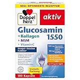 Doppelherz Glucosamin 1550 + Kollagen + MSM + Vitamin C - als Beitrag zur normalen Kollagenbildung...