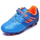 Mitudidi Fussball Schuhe Kinder Jungen Fußballschuhe Unisex Low Top Fussball Schuhe Junge Outdoor...