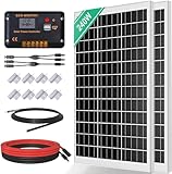 ECO-WORTHY Monokristallines Solarpanel Solarzelle kit 240 W enthält 12 V Solarmodul + 30 A...