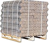 300kg Palette 30x10kg Nestro Hartholzbriketts Buche und/oder Eiche Brenn Kamin Ofen Heiz Holz...