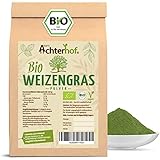 Weizengraspulver BIO (500g) Weizengras Pulver aus aus deutschem Anbau in Rohkostqualität vom...