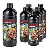 FLAMMBURO (6 Liter) Grillanzünder 1000 ml direkt vom Deutschen Hersteller, Flüssiganzünder 1L,...