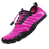 Wasserschuhe Badeschuhe Damen Herren Strandschuhe Schnell Trocknend Drainagelöcher Strand...