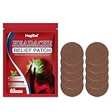 Classic Schmerztabletten bei akuten Kopfschmerzen,Kopfschmerz beruhigend Patch, Parche antidolor de...