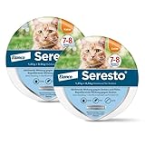 Seresto Zeckenhalsband im Sparset für Katzen: 7 bis 8 Monate wirksamer Schutz gegen Zecken und...