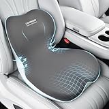 Coverado Sitzkissen und Lendenwirbelstützkissen einteilig für Bürostuhl und Autositz,...