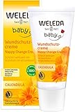 WELEDA Bio Baby Calendula Wundschutzcreme 30ml - Naturkosmetik Wundsalbe / Babycreme für den Schutz...