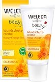 WELEDA Bio Baby Calendula Wundschutzcreme 30ml - Naturkosmetik Babypflege Windelcreme schützt...