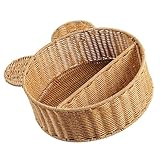 FGDTREE Stylish Rattan Schönes Bärenohr Wandregal Zum Organisieren Von Kosmetik Und...