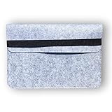 SUPMO Notebooktasche Filz 15' Laptop | Tablet | Ultrabook | Schutzhülle Case | Grau | Ideal zum...