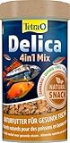 Tetra Delica Mix Naturfutter - Mischung mit 4 verschiedenen Futtertieren (Wasserflöhe, Artemia,...