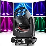WZYBUTA Moving Head LED 200W Bühnenlicht DMX512 RGBW Party Licht Spot Beam Lichteffekte für DJ...