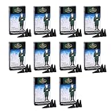 Crottendorfer Räucherkerzen Weihnachtlicher Weihrauch 10er Pack (10 x 24 Stück) – Kräftiger...