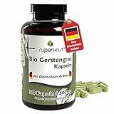 Superkost Bio Gerstengras Kapseln Hochdosiert 1500mg pro Tagesdosis 180 Kapseln á 500mg Hergestellt...