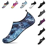 SAGUARO Herren Barfußsschuhe Damen Aqua Schuhe Frauen rutschfest Männer Badeschuhe für Yoga Aqua...