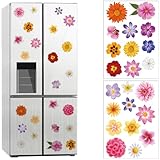 JEYORZY 2 Stück Transfer-Aufkleber, Traumviolette Blumen, Kühlschrankaufkleber, Möbelaufkleber,...