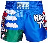 Hardcore Training Muay Thai Kurze Hose Herren Thaiboxen Shorts MMA Kampf Kickboxen Sparring Boxen...