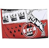 Trade Con 1. FC Köln Fahne/Hissfahne ** Wappen ** 80 x 120 cm Ösen