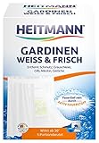 Heitmann Gardinen Weiss und Frisch, 5 Portionsbeutel: Entfernt Schmutz und Grauschleier aus Gardinen...