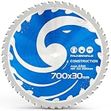 FALKENWALD® Kreissägeblatt 700x30 mm speziell für Bauholz & Holz mit Nägel - kompatibel mit...