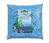 Dehner Aqua Aquarienkies, Körnung 4 - 6 mm, 5 kg, pastellblau