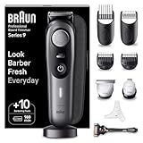 Braun Barttrimmer, Bartschneider/Trimmer/Haarschneider Herren, Haarschneidemaschine Profi, 40...