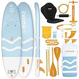 Stand Up Paddling Board Hochwertigem Zubehör - HUIIKE | Sup, Stand Up Paddle mit Dual-Use-Paddel...