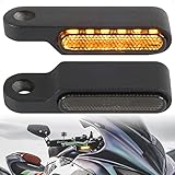 evermotor 6 LED Universal 12V 2 Stück E24 Mini Motorrad LED Blinker, Aluminiumlegierung im Feinguss...