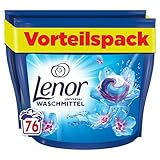 Lenor Waschmittel Pods, 76 Waschladungen, Aprilfrisch, Vollwaschmittel, Langanhaltende Frische &...
