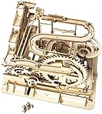 RoWood 3D Puzzle Murmelbahn Modellbau aus Holz - DIY Holzpuzzle Kugelbahn Bausatz Modellbausatz für...