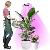 Pflanzenlampe LED, Vollspektrum Pflanzenlicht für Zimmerpflanzen, Höhenverstellbares LED-...