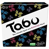 Hasbro Klassisches Tabu Spiel, Partyspiel, Wörterspiel für Erwachsene und Teenager, Ratespiel für...