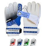 HUDORA Torwarthandschuhe - Gepolsterte Fußball Torwarthandschuhe für Kinder & Jugendliche in...