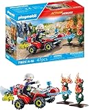 PLAYMOBIL | Action Heroes | Feuerwehr Quad löscht Heckenbrand | Feuerwehrauto | Spielzeug für...